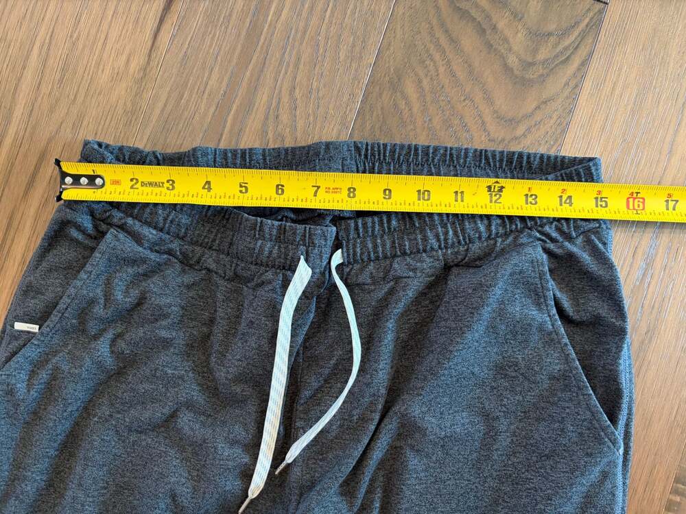 Vuori Ponto Performance Jogger Charcoal Heather Sweatpants - Picture 8 of 8